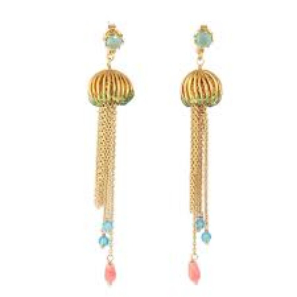 Les Nereides Phosphorescent Jellyfish Stud Earrings